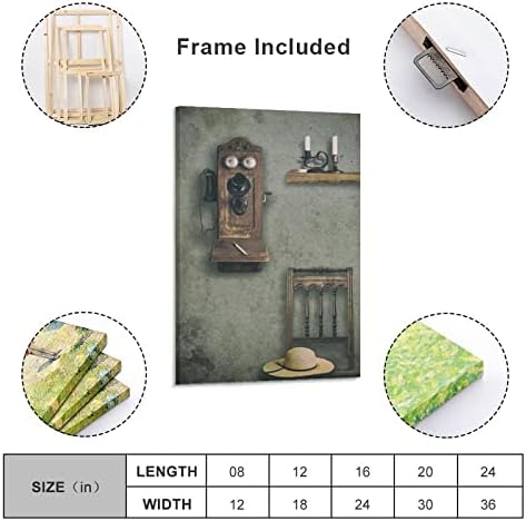 Гроздобер постери стари телефонски постери капачиња постери постери платно постери за печатење слика за дневна соба спална соба канцеларија кујна
