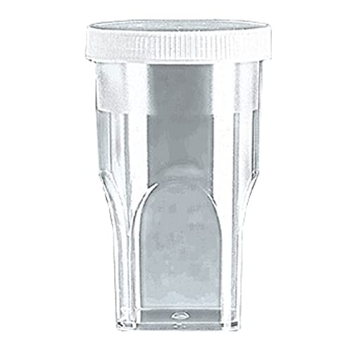 BrandTech 115016 Вирџин полистирен примерок чаши за клинички аналитичари, капацитет од 2 мл