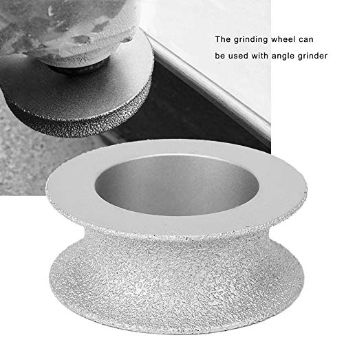 Хилитанд 7,3 см мелење диск залепено тркало за мелење на дијаманти, конкавно абразивно тркало за камено керамичко стакло