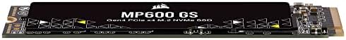 Corsair MP600 GS 500 GB PCIE Gen4 X4 NVME M.2 SSD - TLC NAND со висока густина - M.2 2280 - DirectStorage компатибилен - до 4.800MB/sec