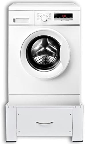 База На Машина За Перење, Бело Спречување На Функција За Складирање На Лизгање Платформа За Перење Со Фиока За Перење
