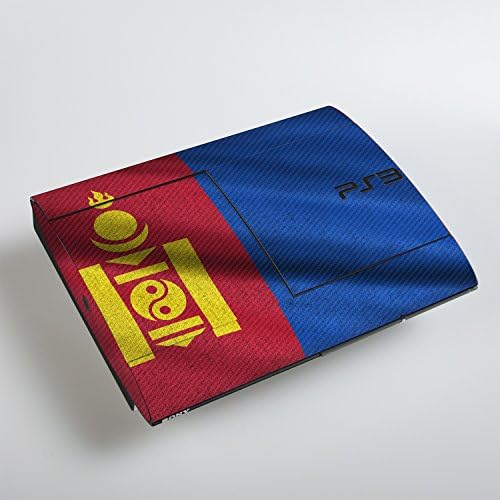 Sony Playstation 3 Суперслим Дизајн Кожата знаме На Монголија Налепница Налепница За Playstation 3 Superslim