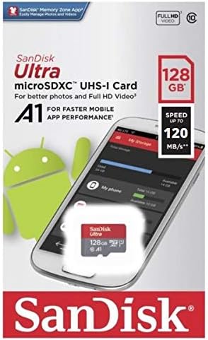 Sandisk Ultra MicroSD 128gb Картичка За Samsung Galaxy Таблети Работи Со Таб S6 Lite, Таб S7, Таб А 8.0 Пакет Со Сѐ, Но Stromboli sd