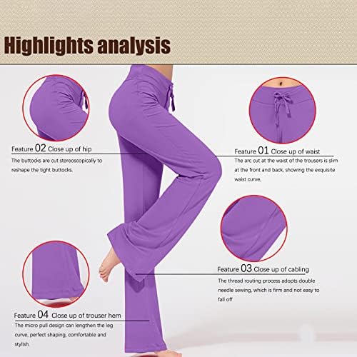 Жените се кријат маснотии за подигање јога панталони, плус теретана за вежбање со големина на џебови, широки панталони со карго