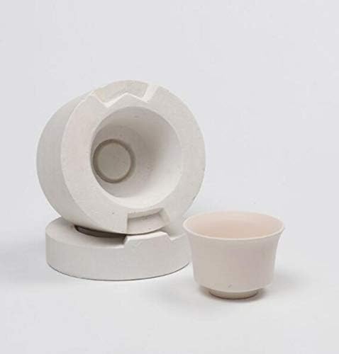 Welliestr 1 сет 3Д гипс мини чај чаши калапи керамички чај чаша мувла DIY занаетчиска уметничка мувла