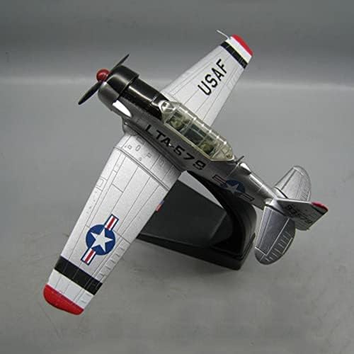 Mookeenone 1/72 Scale USA 1953 T6 LT-6G Texan Fighter Moister Model Model Model Alion Alloy+ABS пластичен модел за собирање
