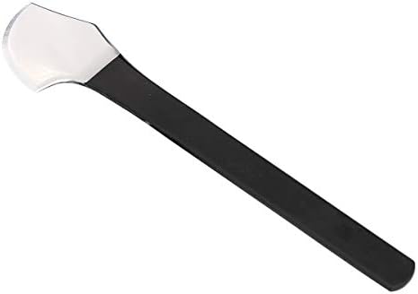 Кожен занаетчиски нож за сечење црн тркалезен рачно изработен кожен нож за кастрење DIY кожни занаетчиски алатки