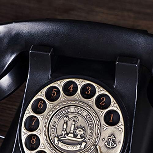 Телефонски антички фиксен телефон со високи луксузни домашни ретро жичен фиксни телефон за домашна декорација на домови