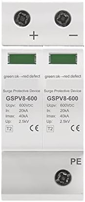 Anifm GSPV8 2P DC 600V 40KA Уред за заштита на пренапони 50/60Hz DC 500V Заштитник на пренапон 1 парчиња