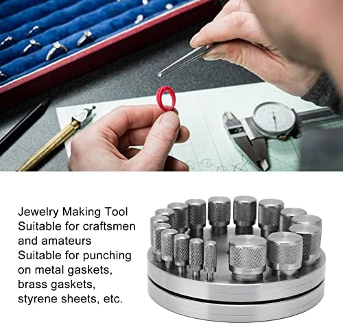 Комплет за сечење на диск со кругови, метална алатка за приврзоци за приврзоци, алатка за производство на накит за професионален