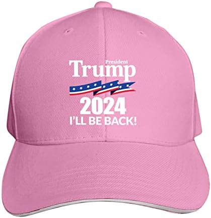 Дену, тој ќе се врати Трамп 2024 Бејзбол капа Машка камион за камиони што може да се мие прилагодлива на жените безбол капа
