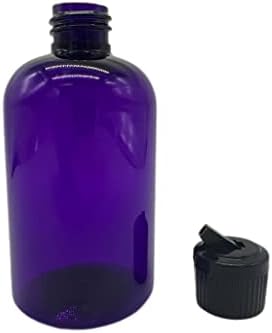 Природни фарми 4 мл Виолетова Бостон БПА БЕСПЛАТНИ шишиња - 12 пакувања со празни контејнери за полнење - есенцијални масла - Ароматерапија