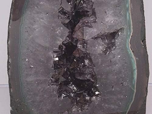 Crystal1388, Amethyst Geode 4 lb 6 Oz Purple Druzy Crystal Cluster Flat Base Uruguay 24499