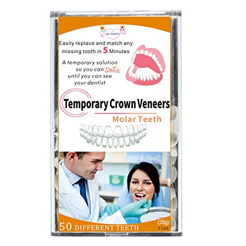 Алигнаторот за заби џвака привремен комплет за заби за пополнување на исчезнатиот скршен заб и празнини што може да се обликуваат