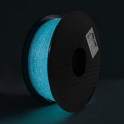 Здраво3d Firefly Blue 3D Filament Filament Pla Glow во темница, 1,75 mm 3D материјали за печатење Firefly Blue Print Filiment 1,75 mm Димензионална