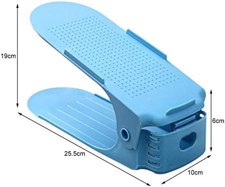 MSHENG Прилагодлив едноставен двоен слој пластичен интегриран држач за чевли за чевли за заштеда на чевли за заштеда на чевли