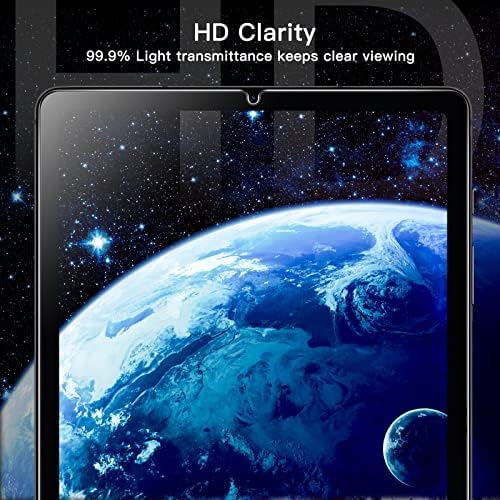 Заштитник на екранот Jetech за Samsung Galaxy Tab S6 Lite со лесна рамка за инсталација, филм со калено стакло од 9 часа, HD Clear, 2-пакет