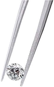 Природен бел дијамант 4 мм 1 компјутер лабава дијамантска тркалезна исечена фасети I2-I3