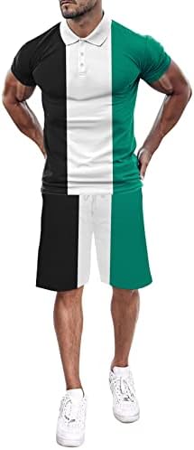 iopqo боксерски костум за мажи машка маица со кратки ракави и шорцеви постави лето 2 парчиња облека мажи постелнина