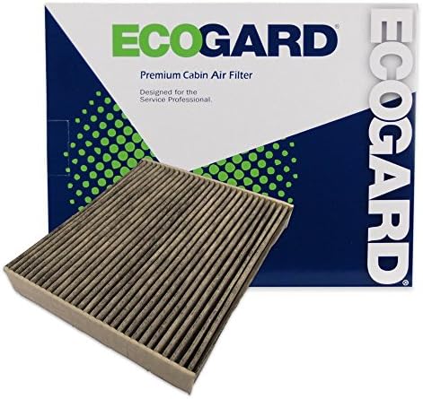 Ecogard XC10180C Premium Cabin Air Filter со активиран елиминатор на мирис на јаглерод одговара на Porsche Panamera 2010-