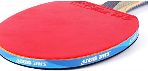Сет на рекет за напредни табели SSHHI, 7 слоја дрво со тенис и носење, професионална мода на лопатка за пинг -понг/како што е прикажано/A