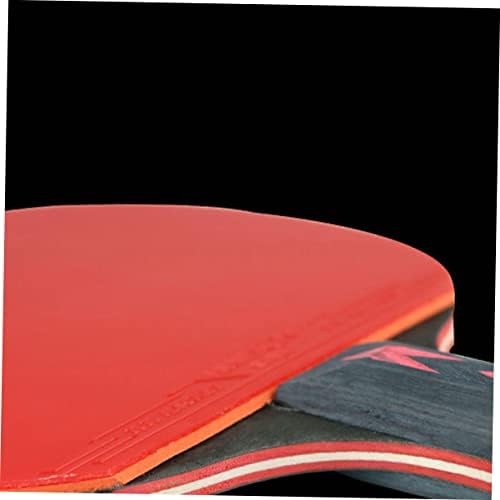 CLISPEED 2PCS 5 Табела Тенис ракети Pingpong топки јаглеродни влакна Понг лопатка Професионална табела за тенис