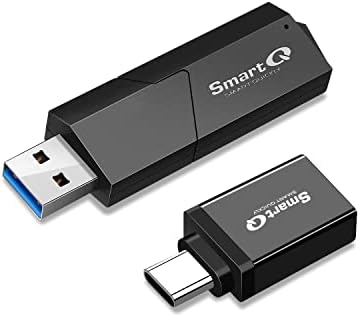 SmartQ C307 USB 3.0 Sd Картичка Читач ЗА SD, SDXC, MicroSD, MicroSDXC, USB C До USB A Адаптер, USB 3.0 ULTRA Speed USB a До USB C Адаптер,