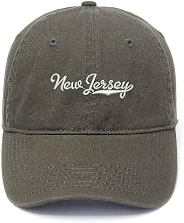 Машки бејзбол капачиња Cijia -Cijia New Jersey - NJу ерси Измиена капа од памучна капа