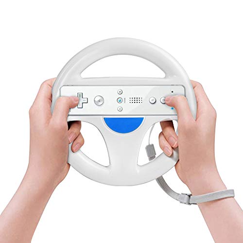 DOYO 2 Пакет Wii Волан За Марио Картинг 8, Супер Марио И Други Игри За Возење, Wii Тркачки Тркала За Далечински Плус Контролер