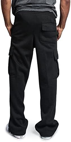 Машка мода влечење мулти џеб обични карго, панталони за пешачење со цврсти панталони, памучни панталони со памук, памучни панталони