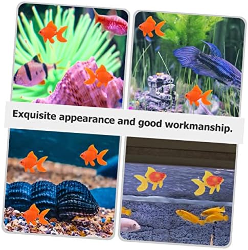 Предиво 20 парчиња Вештачка Златна Рипка Аквариум Додатоци Лажна Опрема За Риби Пластика