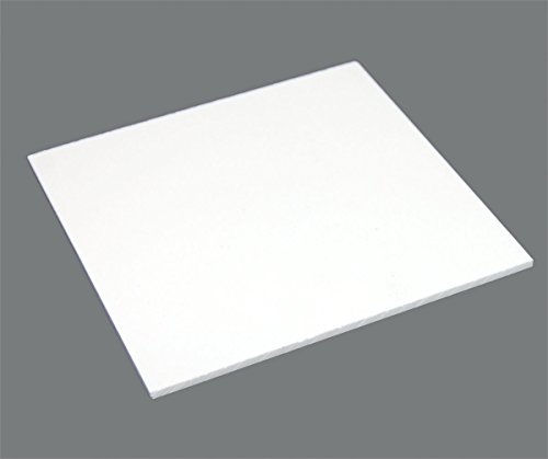 Леано акрилен лист - 12 x 12 - бело - дебело 3мм - се користи во уметнички инсталации, модели, дисплеј и сигнали, прозорци, аквариуми,