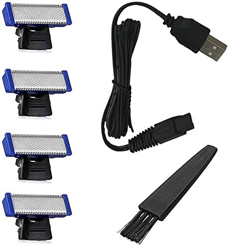 Полнач за замена на главата за бричење и четка за електричен соло чистење за чистење Bursh USB Data Cable Trimmer соло за замена