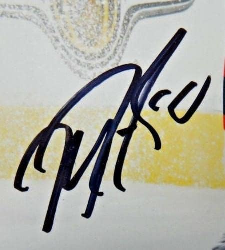 Мајк Ричардс потпиша хокеј на Филаделфија Флаери 8x10 Фото JSA COA - Автограмирана НХЛ Фотографии