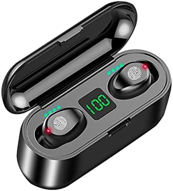 Hot6SL безжични ушни уши - Bluetooth Слушалки Вистински безжични ушни уши за контрола на допир со кутија за полнење, IPX7 водоотпорен,