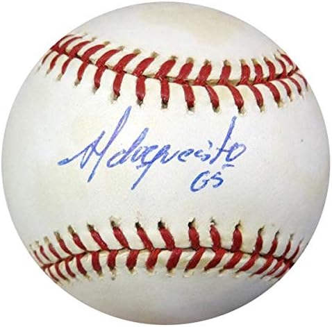 Адријан Хернандез го автограмирал официјалниот службеник Ал Бејзбол Newујорк Јанкис, Милвоки Бруерс ПСА/ДНК Z33324 - Автограмски бејзбол