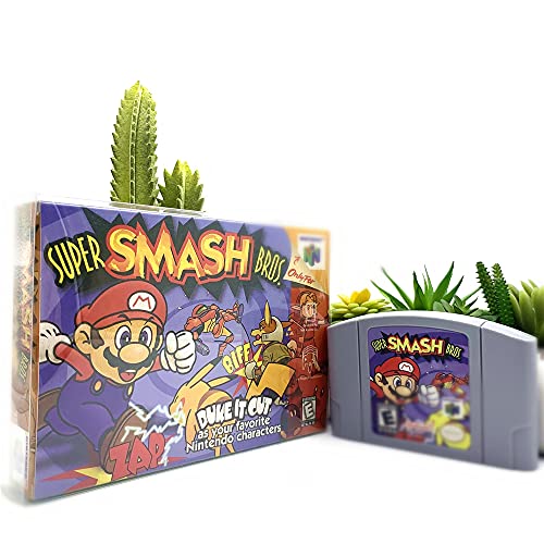 Cartridge Cartridge Cartridge Cartridge Super Smash Bros. За кертриџ N64 / кутија / послужавник / ПЕТ (без прирачник? NTSC верзија