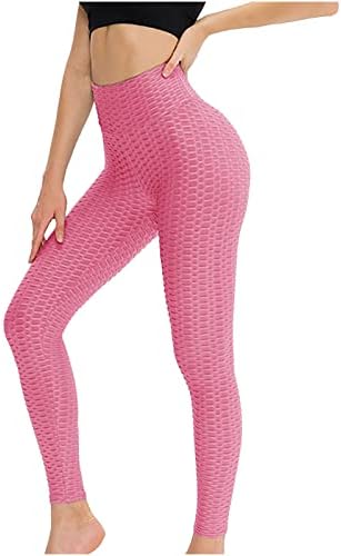 Lcziwo високи хеланки за жени за жени меки тенок стомак контрола Еластични хулахопки кои работат велосипедизам јога атлетски панталони