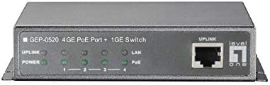 Ниво GEP-0520 4-порта Гигабит POE + 1-порта Gigabit Desktop Switch
