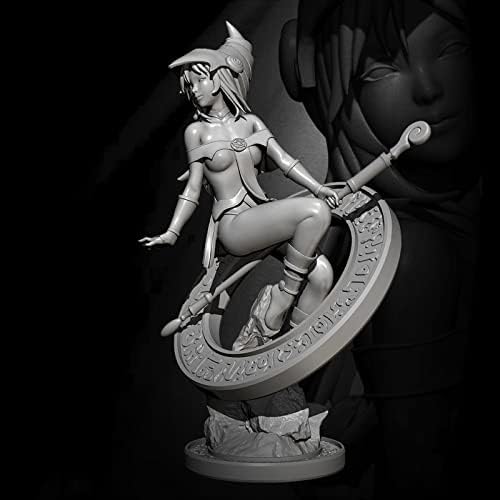 ЕТРИЈЕ 1/24 Тема за научна фантастика Античка женска волшебна волја на модел на ликови од смола, необоен и необјавен минијатурен комплет