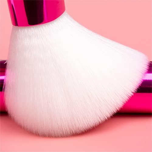 N/A Преносна розова синтетичка коса со шминка за шминка за шминка за поставување-бегнер (боја: А, големина