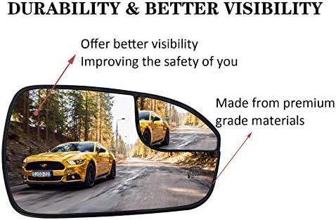 Замена на огледалото на десната страна на патникот за 2013 2014 2015 2015 2017 2018 2019 2020 Ford Fusion Side Mirror стакло - страничен