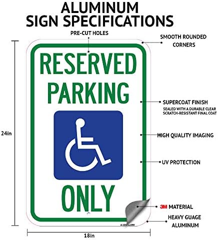 Ве молиме Не Блокирајте Гаража | 18 Х 24 Тешки Алуминиумски Рѓа Доказ Паркинг Знак | Заштита На Вашиот Бизнис &засилувач; Општина / Направени