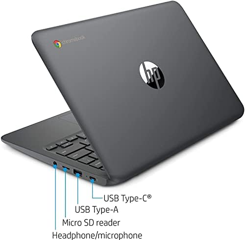 HP Chromebook, 11.6 HD 1366 x 768 WLED Лаптоп Компјутер, Интел Celeron N3350 до 2.4 GHz, 4GB RAM МЕМОРИЈА, 32GB eMMC, WiFi, Bluetooth,