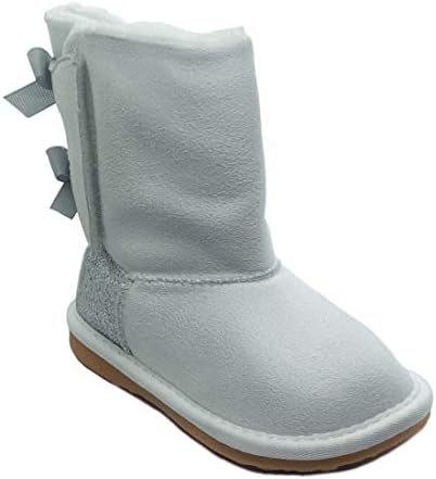 Bootована Боут чизми во бели, пискави чевли за мали деца со отстранлив пискач