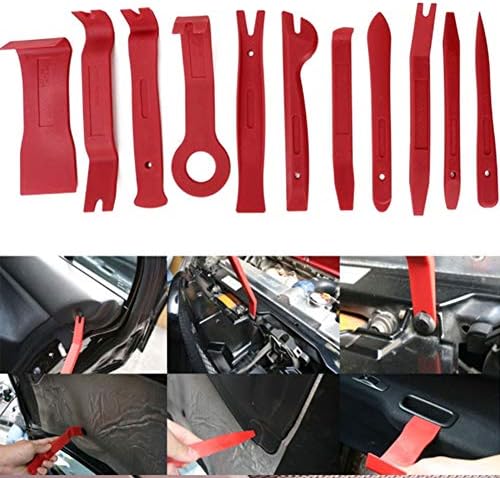 Syksol Guangming - Комплет за алатки за отстранување на автомобили 11 парчиња, комплет за алатки за отстранување на вратата на вратата на