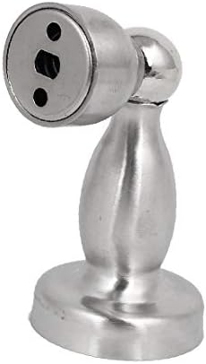 Х-гранка кујна бања метална врата држач за стопер магнетски улов сребрен тон 48m_mx90m_m (Baño de la cocina puerta metálica tapa del tapón captura