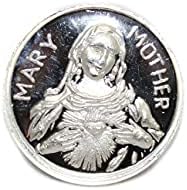 Раџастан скапоцени камења Религиозно 999 парична казна 9,90 грама сребрена монета мајка Марија