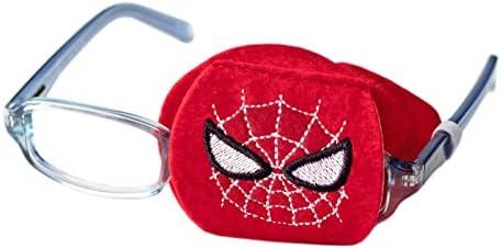 Очи- Спајдермен за очила за очи за деца со деца со амблиопија од Patch Pals…