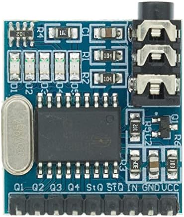 ZYM119 MT8870 DTMF Модул за декодирање на гласот Декодирање на модул Телефонски модул за декодирање на модул за гласовна табла LED